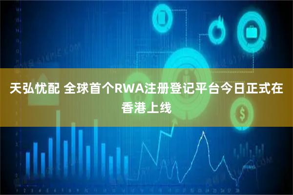 天弘忧配 全球首个RWA注册登记平台今日正式在香港上线