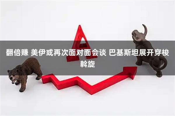 翻倍赚 美伊或再次面对面会谈 巴基斯坦展开穿梭斡旋